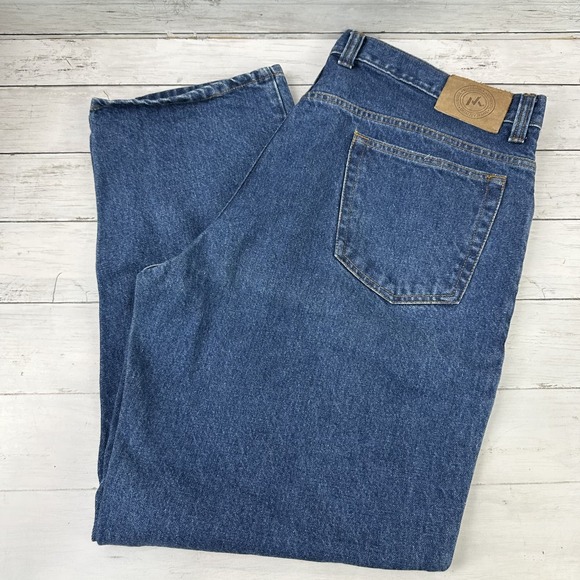 Men's Member's Mark Straight Fit Jeans Size 38x29 Medium Wash Denim - Picture 1 of 16